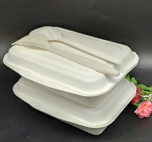 Buy Wholesale China Eco Friendly Composable Food Containers, Take Away  Sugarcane Paper Food Container & Take Away Food Container at USD 0.004